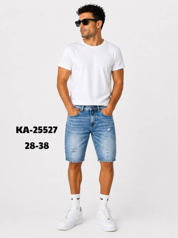 Spodenki męskie jeans Roz 28-38, 1 Kolor Paczka 10 szt